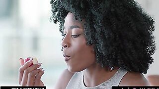 All Chick Massage - Hot Interracial 69 Between Two Sexy Lesbians Olive Glass And Nicole Kitt - Sexy 