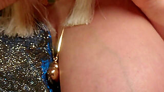 Nsfw Asmr Triggers: Big Natural Breasts In Sparkling Dress - Tapping, Rustling, Jewelry Play & Sensu