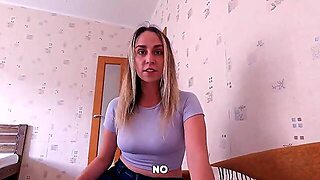 Stepmother And Stepson From The Very Starting Knew Where This Guy Was Going To Cum