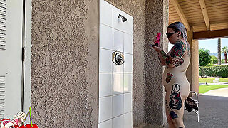 Shaking My Ass & Showering Naked At The Public Pool