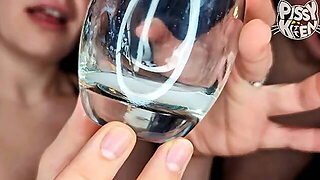 Dirty Girl Eats Ass And Gets Rewarded With A Piss&Cum Cocktail