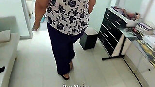 I Fuck My Horny Employees Big Cock And He Leaves All His Milk Inside My Pussy