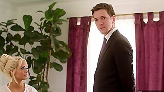 Slim Blonde Beauty Elsa Jean Turns Into Barbie To Make Markus Duprees Erotic Dreams Come True