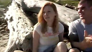 Nice Fuck On The Beach By Homegrownvideo: Big Tits, Blowjob Amateur Porn