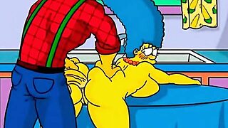 Marge The Simpsons Gets Naughty In A Hot Anime Parody