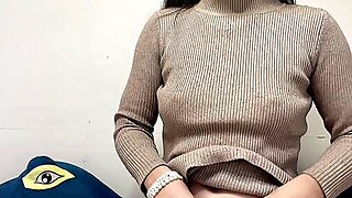 Hana Wear Clother Then Go To Toilet Piss Water Her Pussy So Dirt