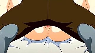 Anime, Creampie, Japanese, Anal