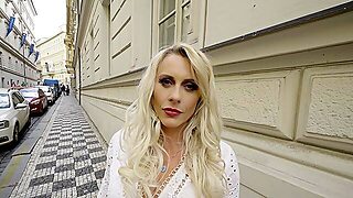 Blonde Milf Brittany Bardot Enjoys Bed Sex With Michel Fly