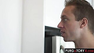 Mmf, Masturbace Muži, Sperma V Obličeji, Trojka