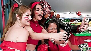 Alex More And Vienna Black Are Having A Party In The Dorm, And Being Real Sluts