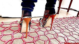 Lady Lucy Featuring Sirens High Heels Stockings Scene