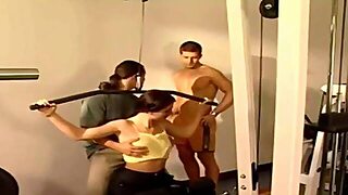 French Babe Dp In Gym: Blowjob, Big Tits Amateur Porn