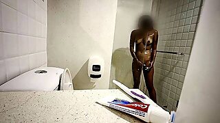 Bath, Caught, Bathroom, Asian