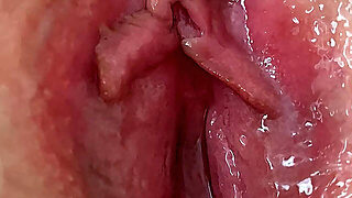 Kitzler, Nass, Nahaufnahme, Orgasmus