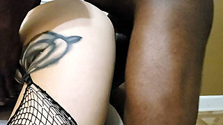 Viper Gets Tossed Up By Two Black Cocks