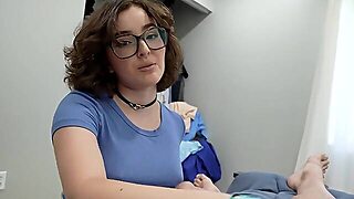 Nerdy Teen 18+ Stepsister Is Moist For Cheating Stepbro - Leanna Lovings