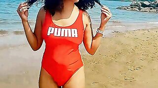 Flashen, Strand, Öffentlichkeit, Realität