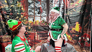 Naughty Elves On The Sex Toy Shelf Day 3