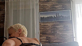 Leer, Jurk, Dildo, Kousen