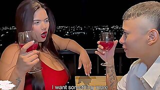 Nice-Looking Mother Id Like To Fuck Has Ardent Bang With Youthful Stud On The Balcony - Savannah Wat