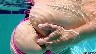 Saucy Lesbians In The Pool Unbelievable Xxx Scene