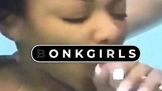 Black Beauty Blows 2 Big Cocks Underwater