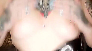 Mistress In Latex Owns Pathetic Slave