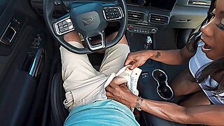 Horny Ebony Leilani Li Gets Anally Fucked Inside And Outside The House