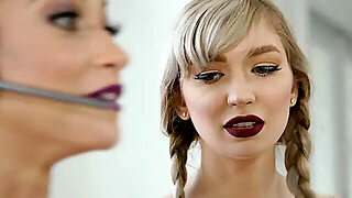 Lesbian Seduction, Double Penetration, Massage, Hairy