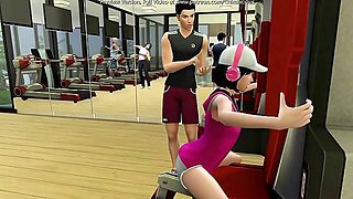 Banging My Girlfriend At The Gym During The Time That Everybody Watches - Sims 4 - Cg Comics