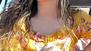 Horny & Sucking Toes In My Car