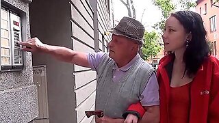 Kvinder Taget Bagfra, Bedstefar, Dobbelt Penetration, Blowjob