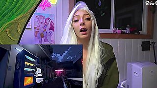 Real Life Public Exhibitionist Plays Manga Flashing Game: Secret Flasher Sereka-San