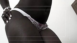 Darksome Skin Black Gets Banged On The Casting Bed By 2 White Lads