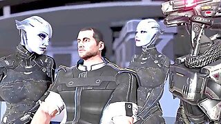 Asari Twins Alien Romp