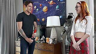 Sexy Teen Redhead: Stepsister Slut