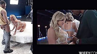 Sierra Spunk And Anastasia Shades Love Hardcore Interracial Sex