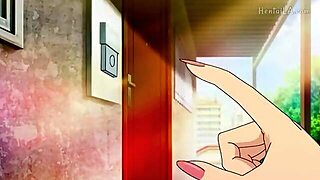 A Beautiful Girl Is In A Room Licking Her Breasts And Thrusting Into Him, Getting Creampied.