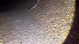 Night Hiking And Remove Most Of My Clothes