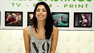 Gorgeous Amateur Roughly Banged At Casting