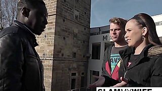 黒人ビッグコック, 妻, 素股, 三人