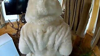 Yiff Coat Tease, Doggy Style & Pee Play On Satin-Lined Furs – Cabin Dream