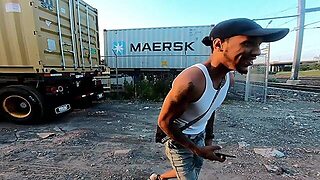 Fucking A Big Arse Bitch In The Public Train Yard