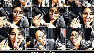 靴仕事, メガネ, 射精飲み込み, フィート