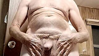 Exhibitionist Likes Showing His Stripped Body And Knob.