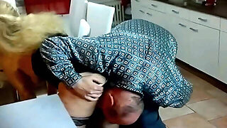 Blonde Mature Lady From France Got Her Heels Licked