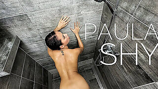 Enjoying In The Shower With Paula Shy