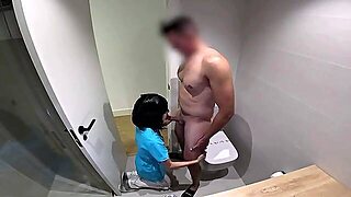 Room Service! A Shy Youthful Maid Gives A Oral-Sex To A Hotel Pervert. This Babe Went To Deliver The