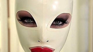 Latex Sex Goddesss Self-Spanking And Masturbation Solo