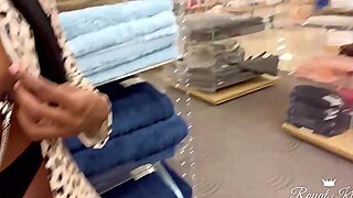 Flashing, Squirt, Public, Ebony